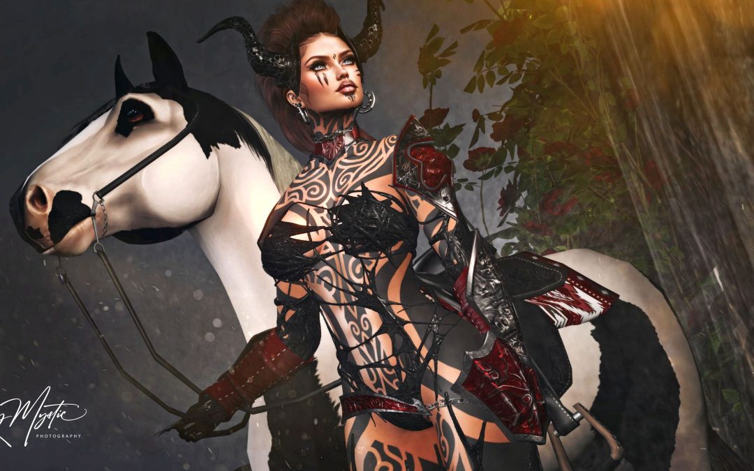 Warrior Goddess with her horse