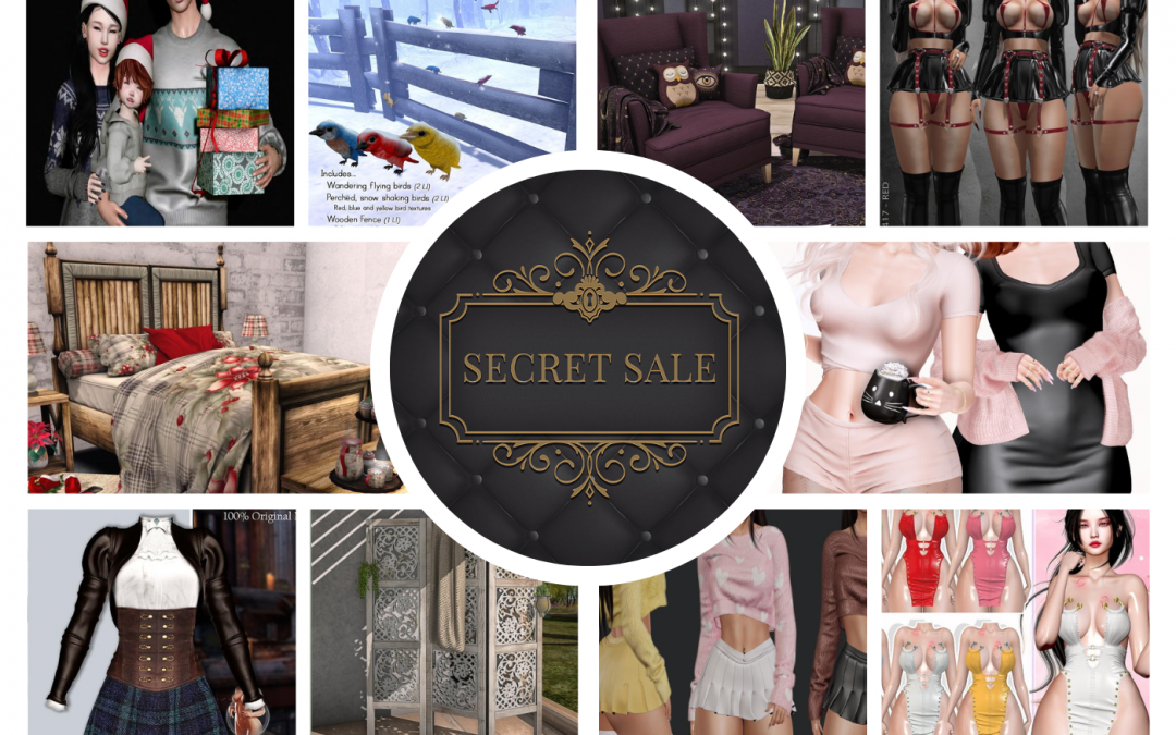 Secret Sale December 23rd – 25th