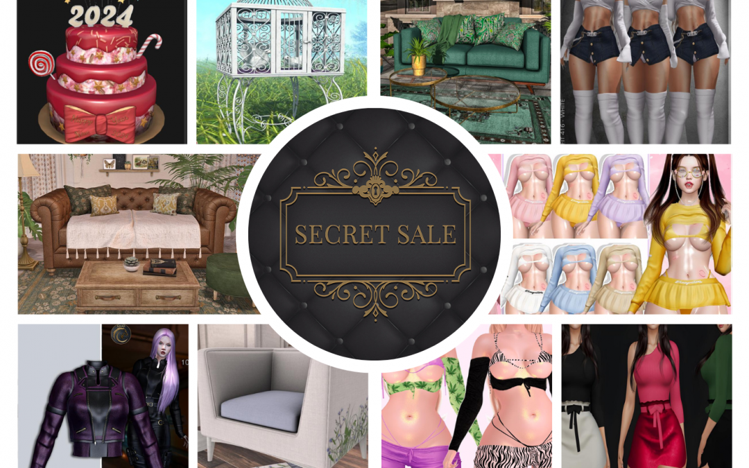 Secret Sale December 30th – Jan 1st