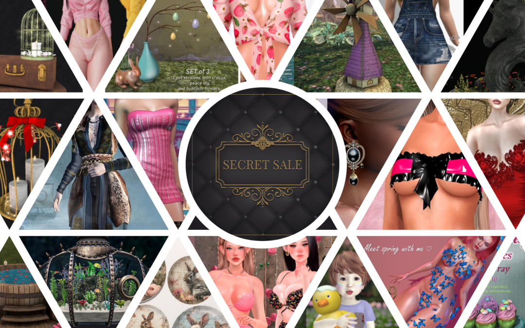 Secret Sale March 16th – 18th