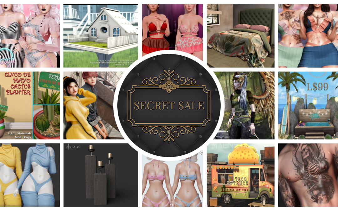 Secret Sale May 3rd – 5th