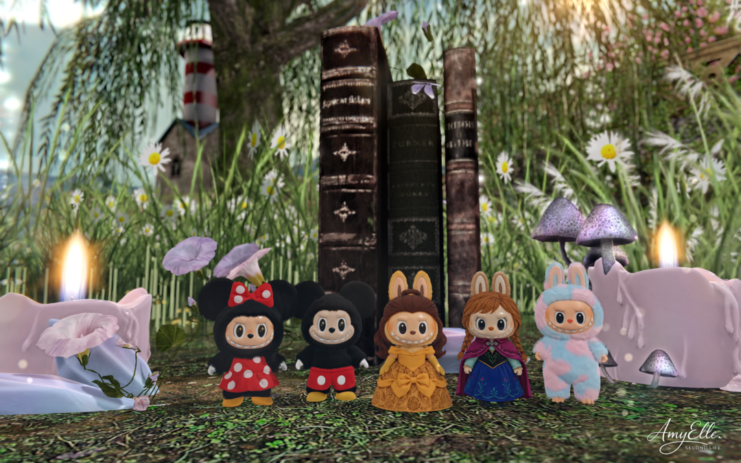 The little ones gathered by candlelight
