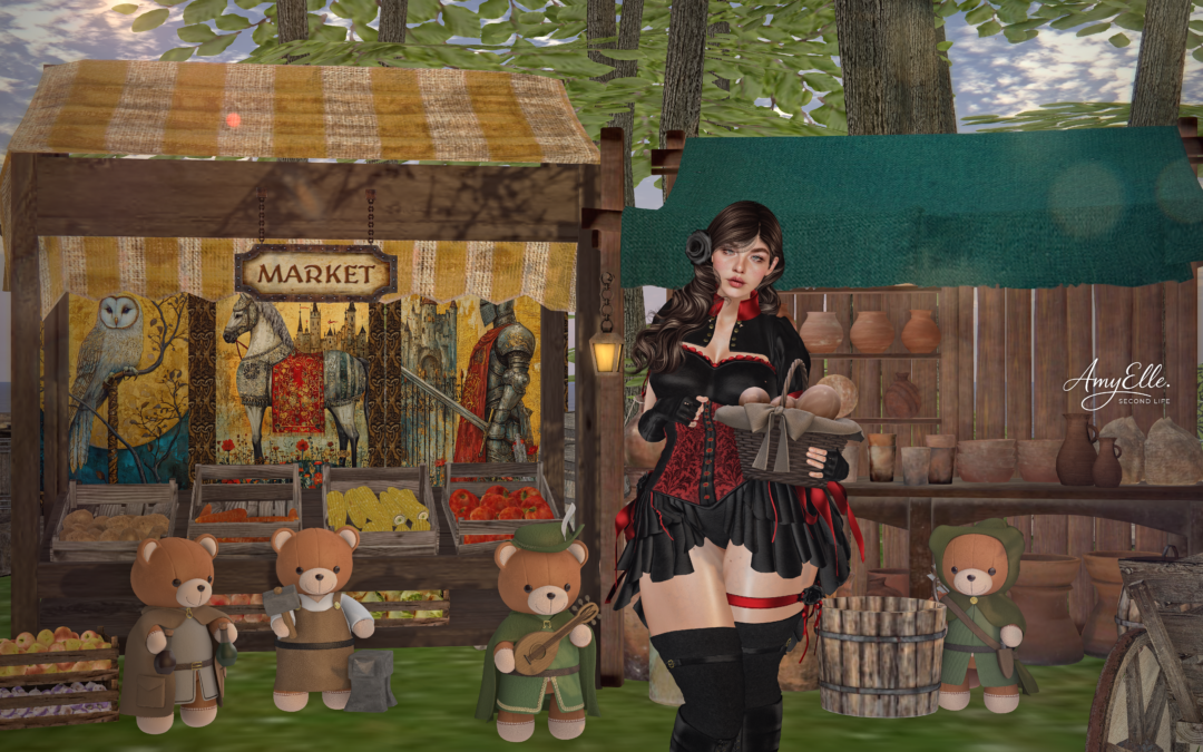 At the medieval market