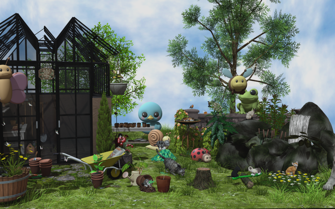 Busy Blooming Garden